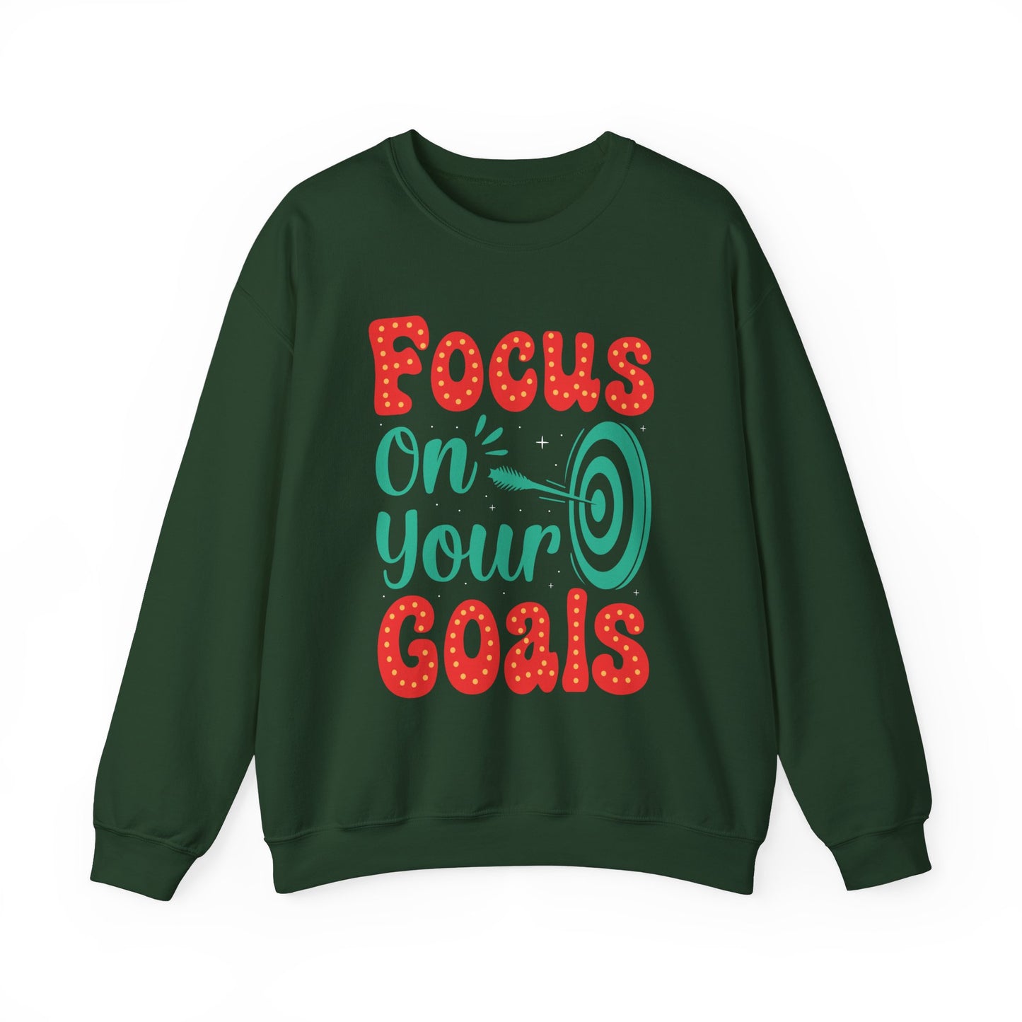 Focus On Your Goals Unisex Heavy Blend™ Crewneck Sweatshirt