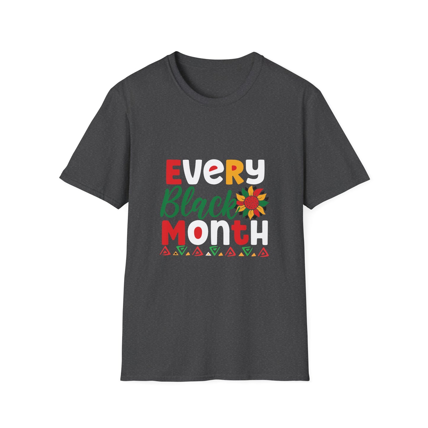 Every Black Month Unisex Softstyle T-Shirt