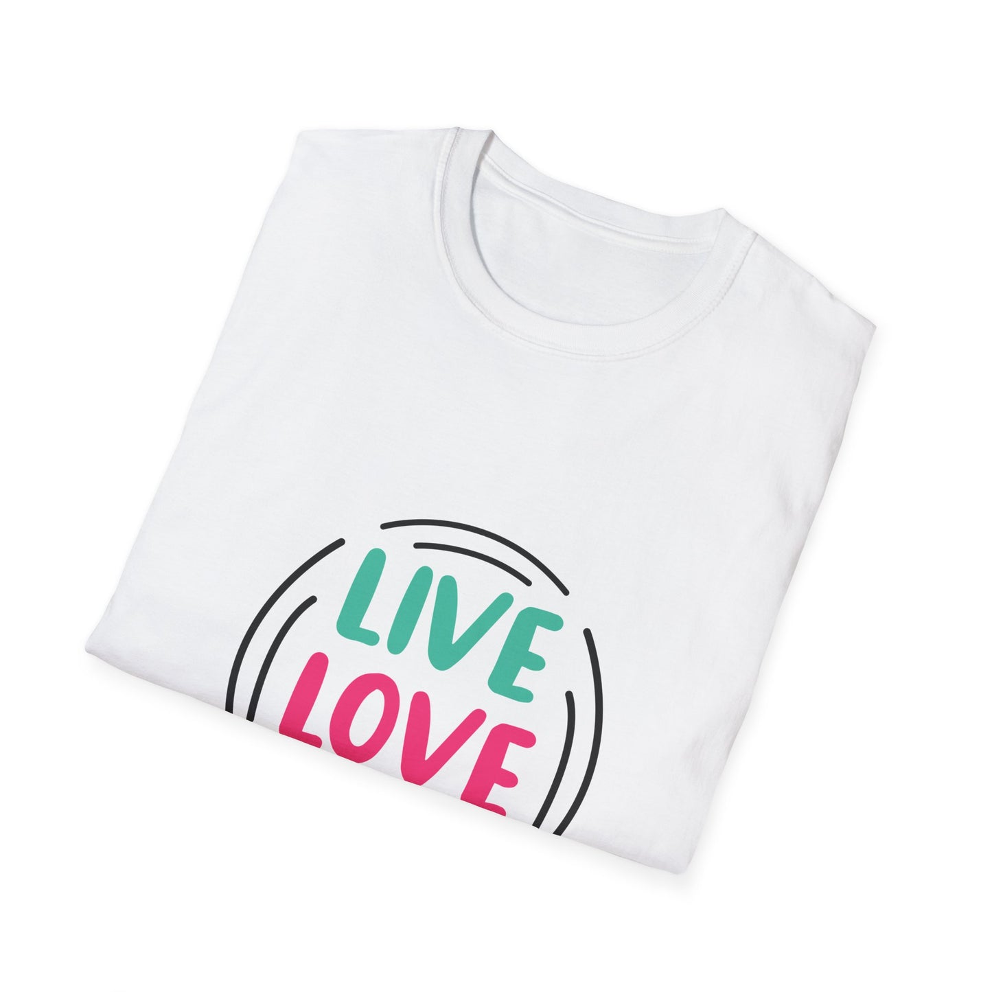 Live Love Laugh Unisex Softstyle T-Shirt