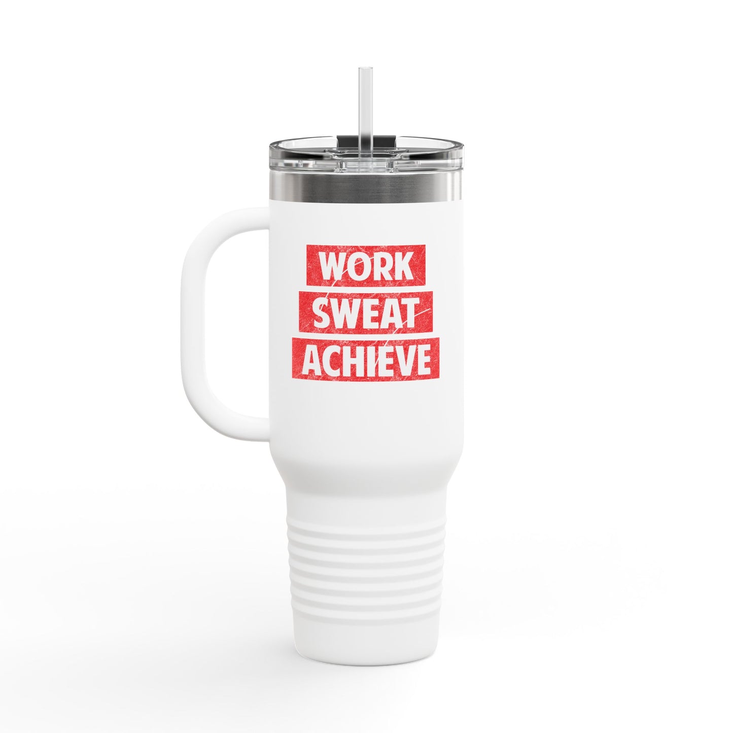 Work Sweat Achieve Insulated Travel Mug, 40oz