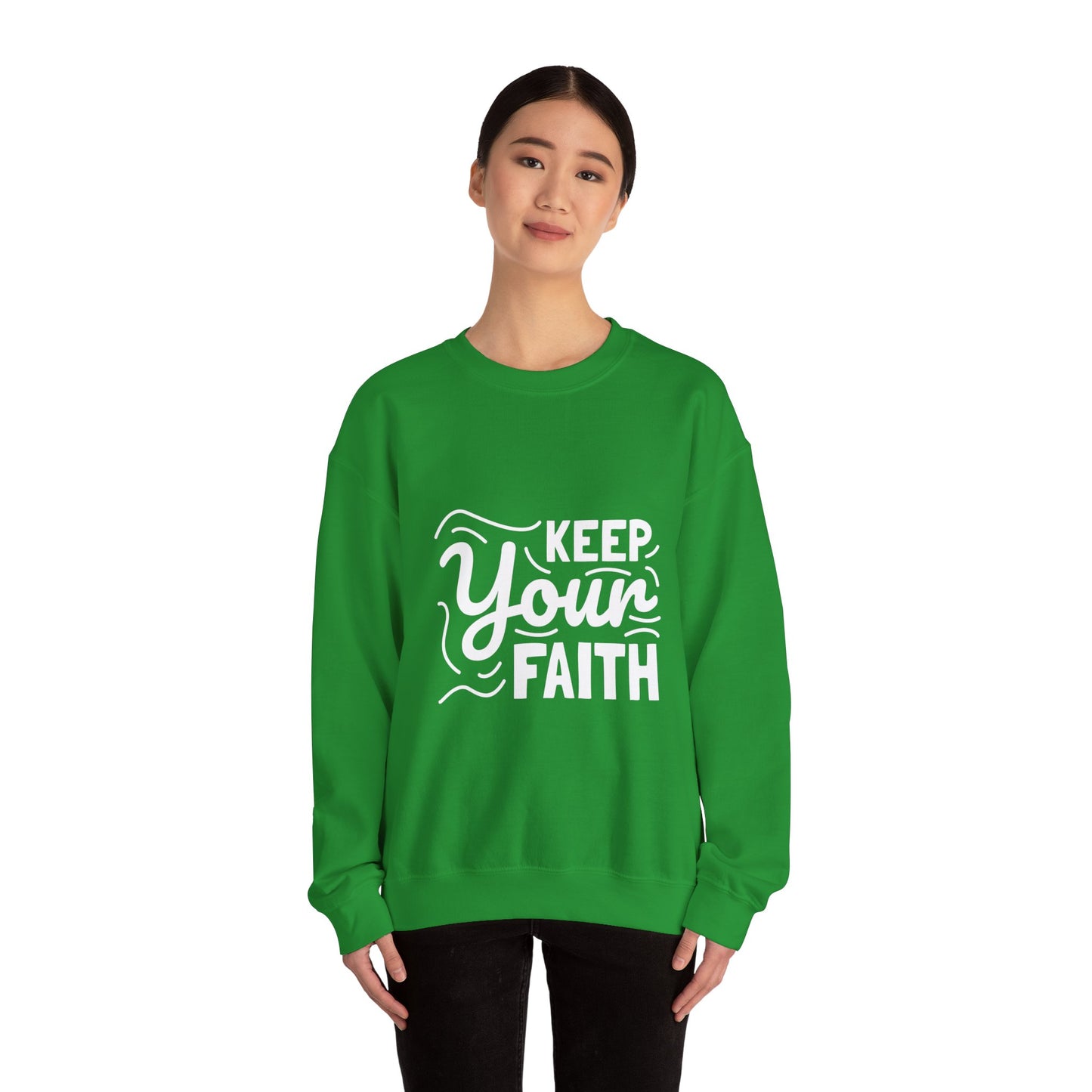 Keep Your Faith Unisex Heavy Blend™ Crewneck Sweatshirt