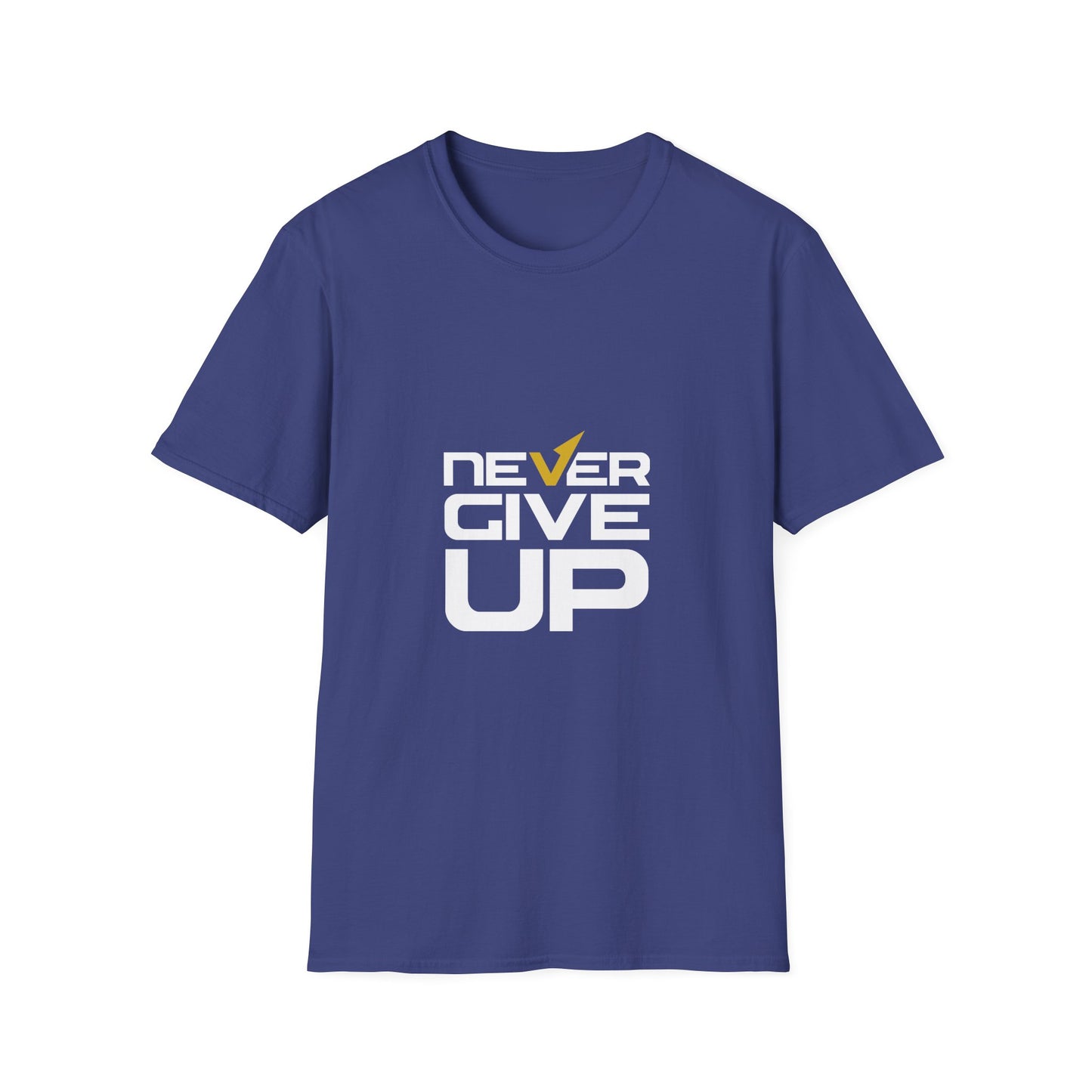 Never Give Up Unisex Softstyle T-Shirt