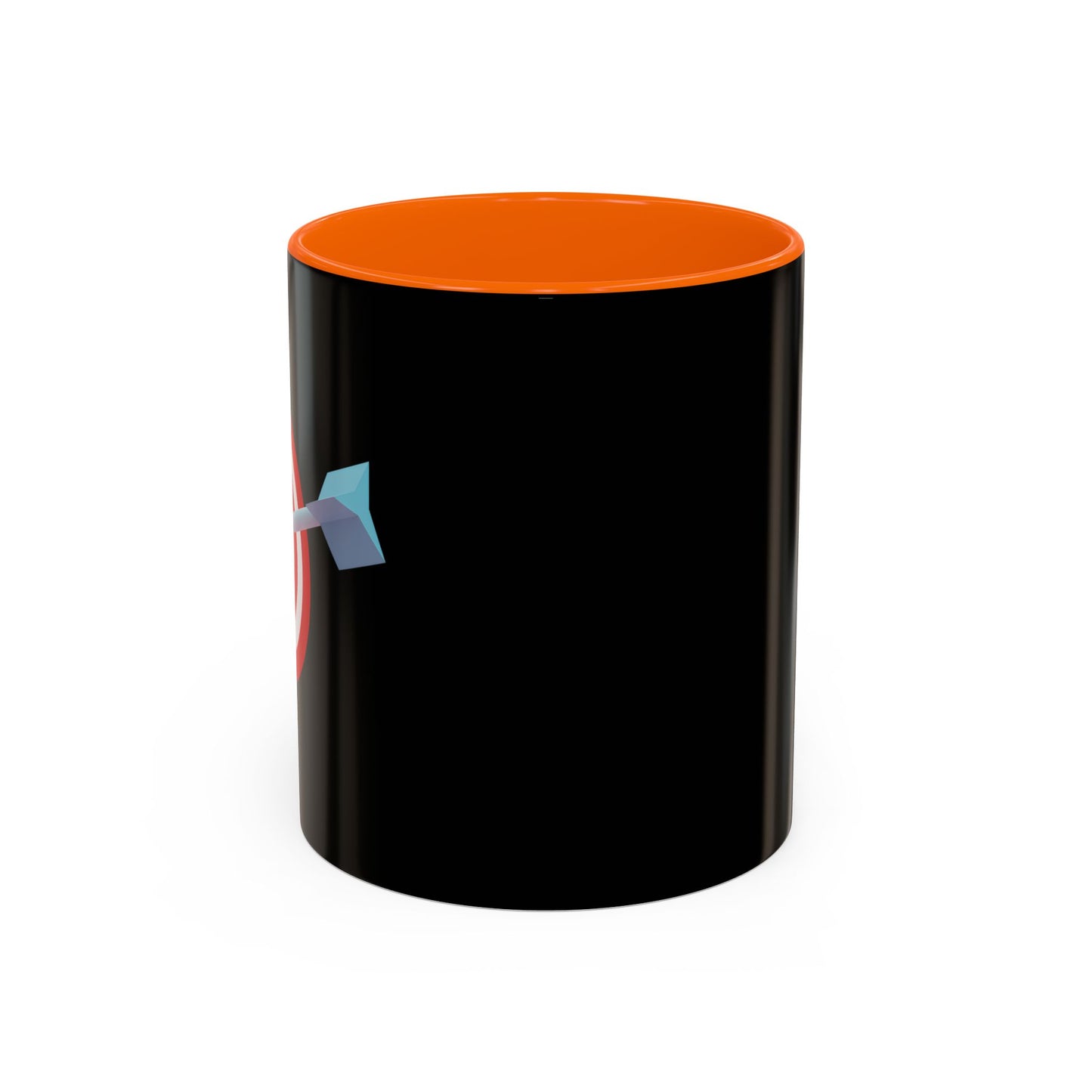 3d Render Arroe Hit The Center Of Target Or Goal Of Success Accent Coffee Mug (11, 15oz)