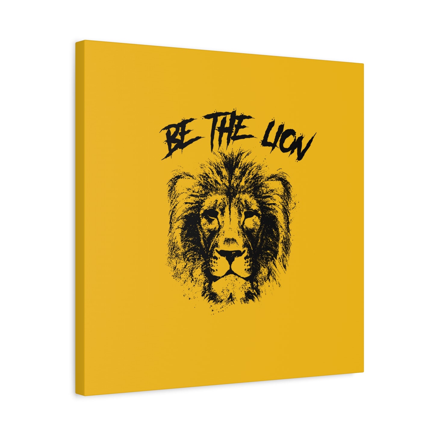 Be The Lion Matte Canvas, Stretched, 1.25"