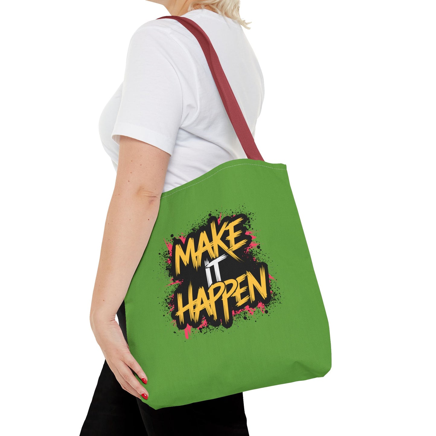 Make It Happen Tote Bag (AOP)