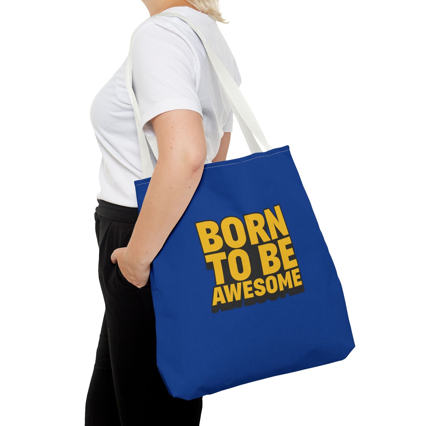 Born To Be Awesome Tote Bag (AOP)