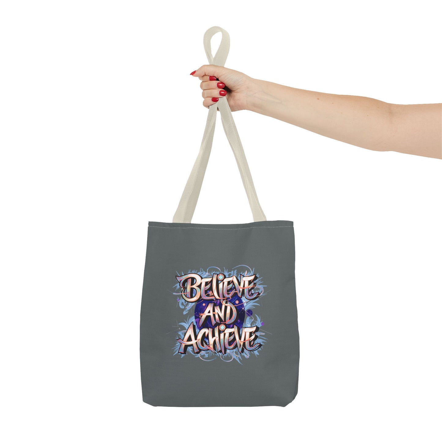 Believe And Achieve Tote Bag (AOP)