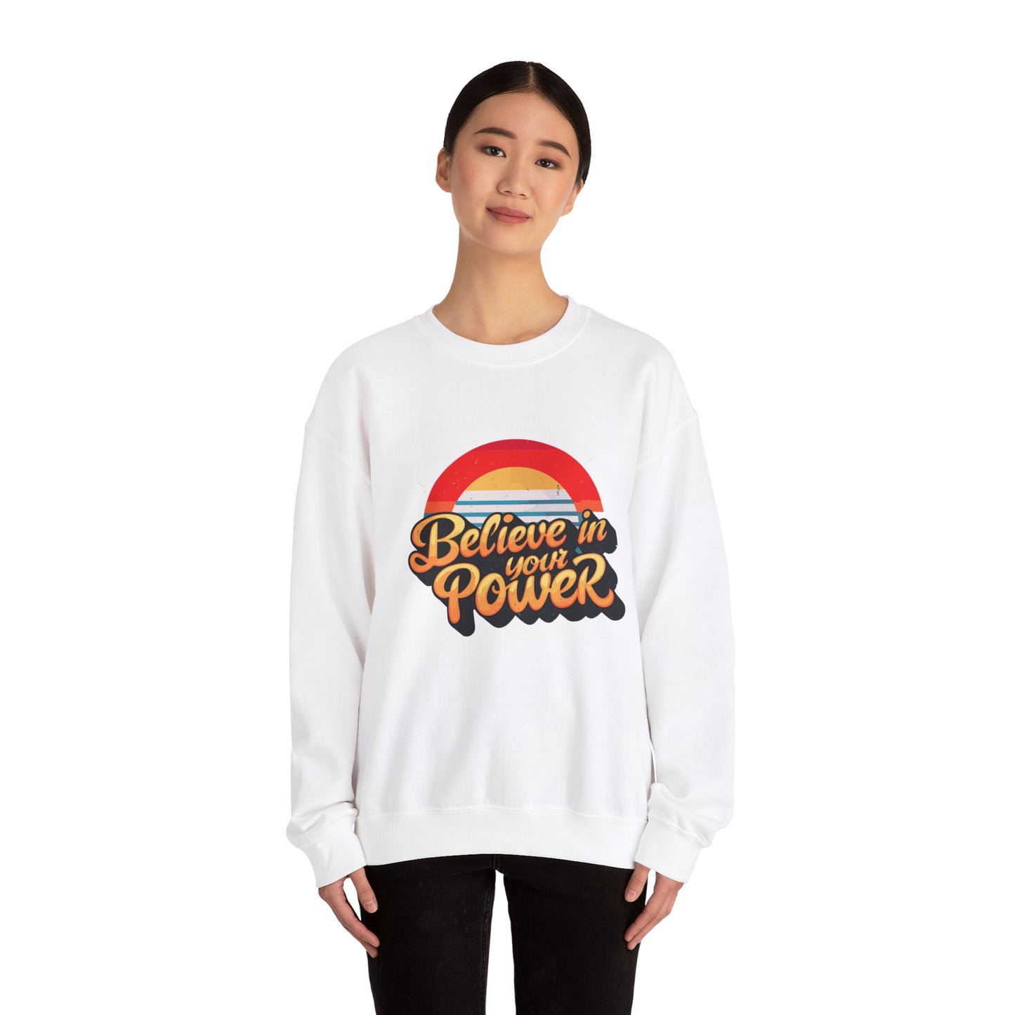 Believe In Your Power Unisex Heavy Blend™ Crewneck Sweatshirt