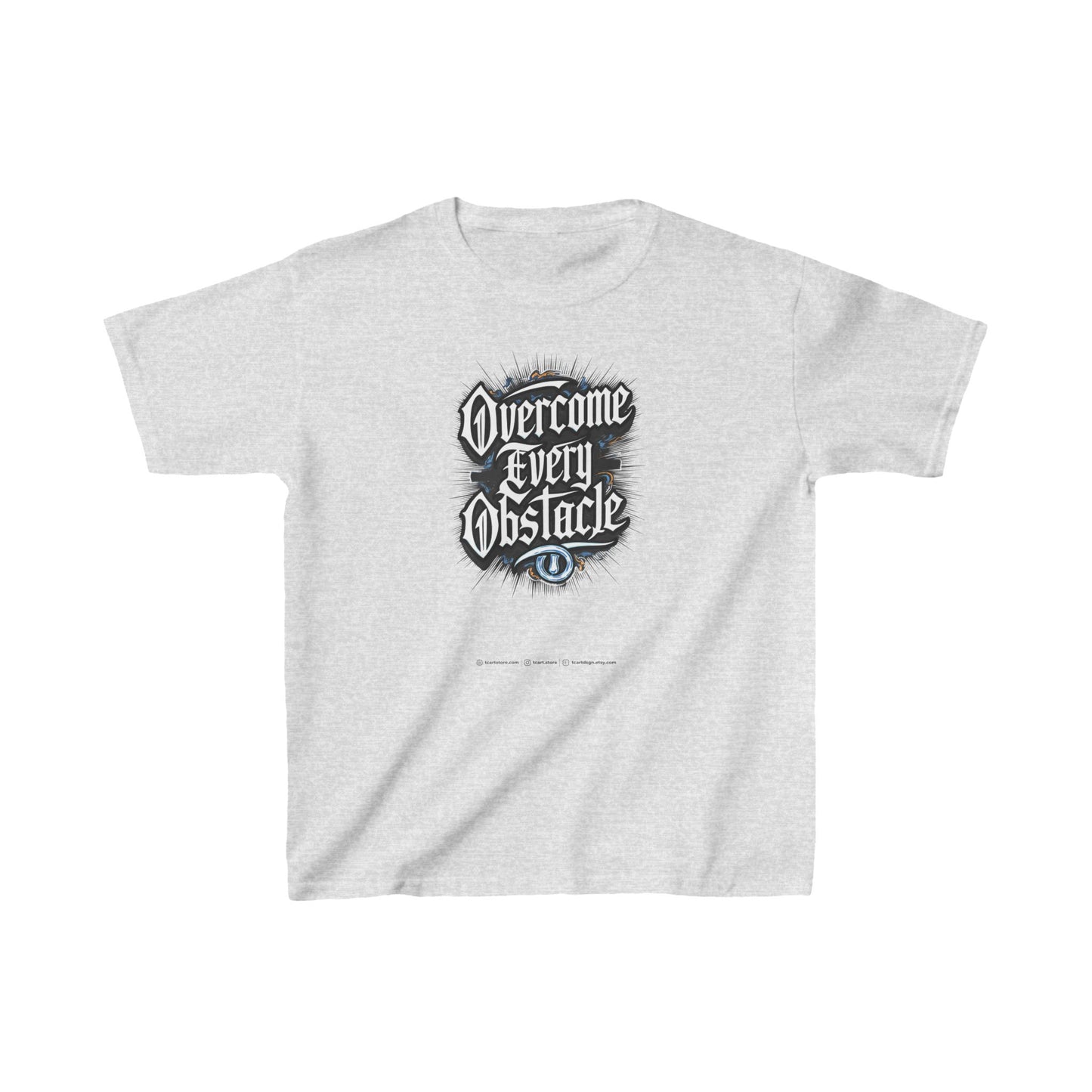 Overcome Every Obstacle Kids Heavy Cotton™ Tee