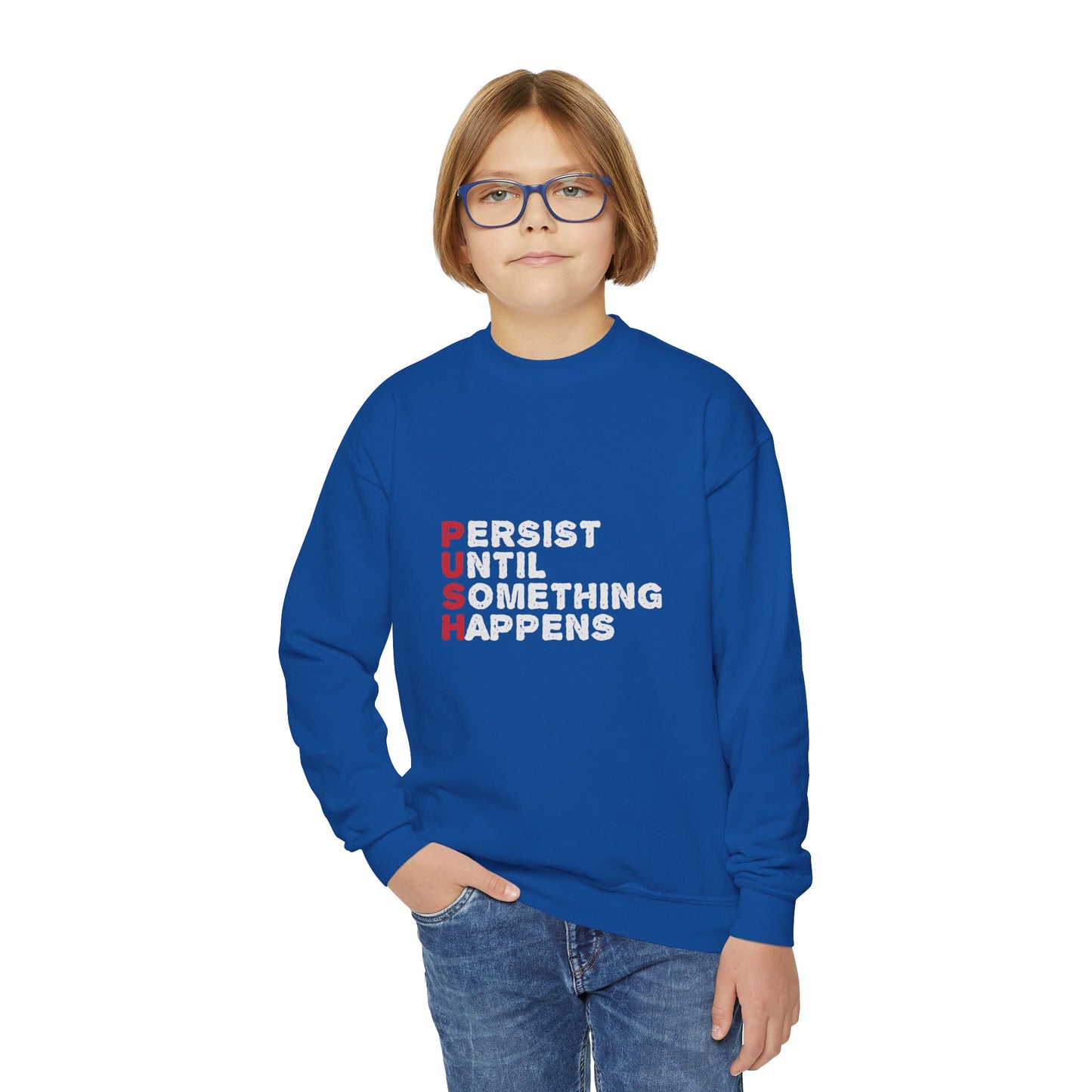 Persist Until Something Happens Youth Crewneck Sweatshirt