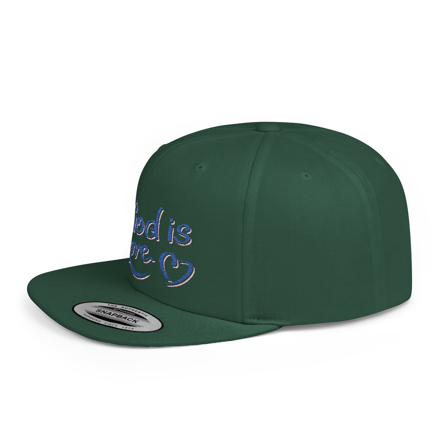 God Is Love Flat Bill Snapback