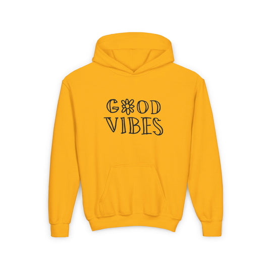 Good Vibes Youth Heavy Blend Hooded Sweatshirt