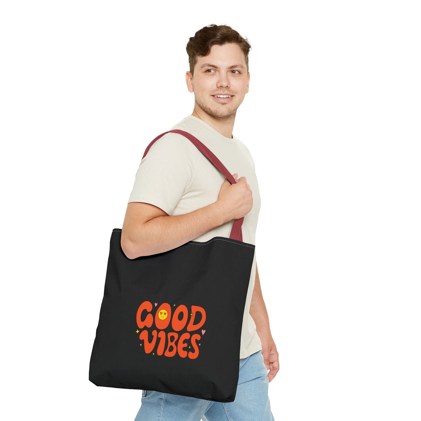 Good Vibes Tote Bag (AOP)
