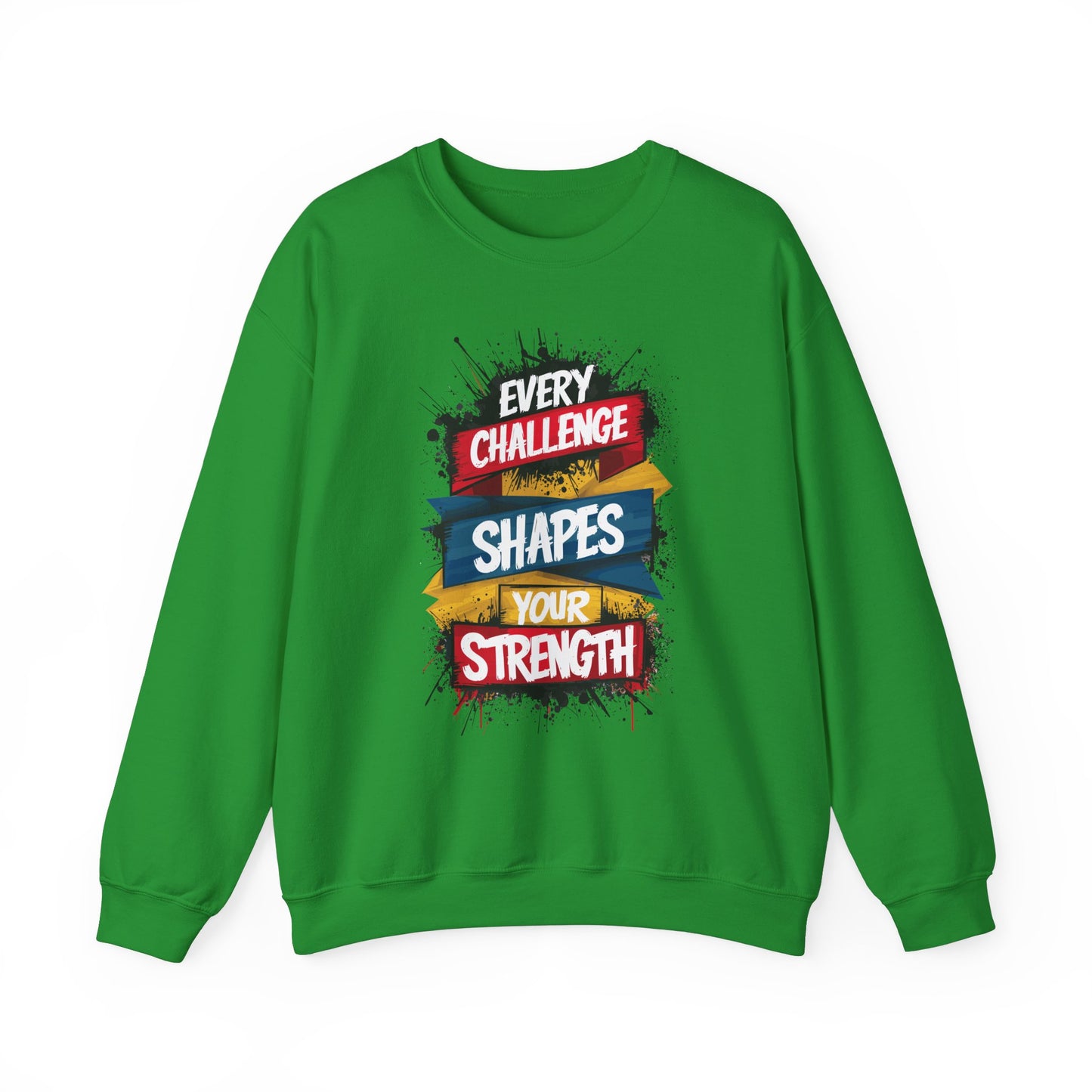 Every Challenge Shapes Your Strength Unisex Heavy Blend™ Crewneck Sweatshirt