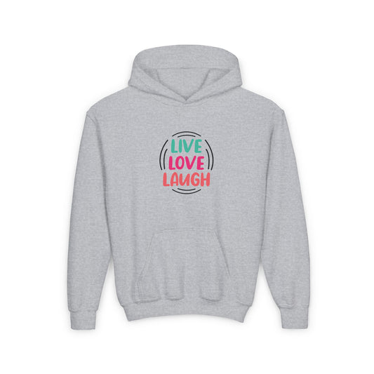 Live Love Laugh Youth Heavy Blend Hooded Sweatshirt