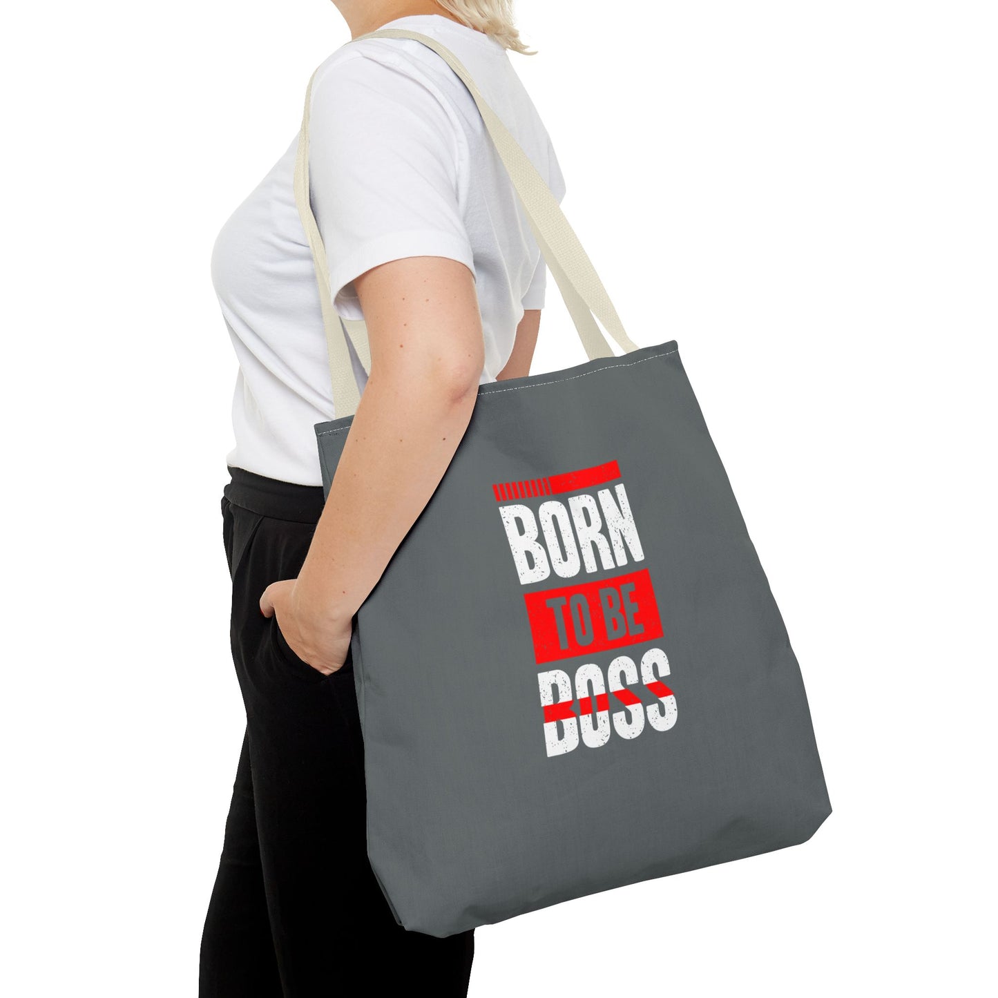 Born To Be Boss Tote Bag (AOP)