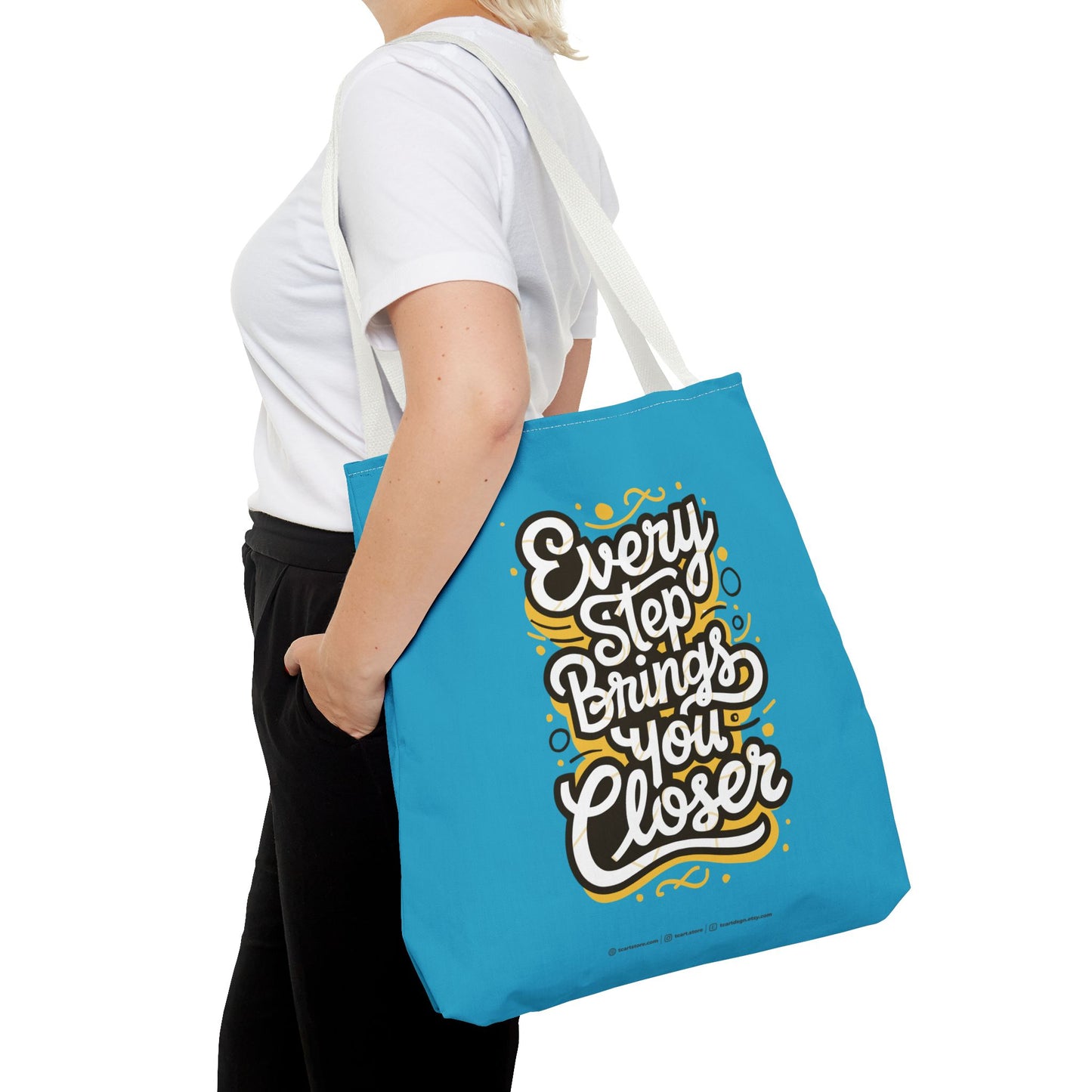 Every Step Brings You Closer Tote Bag (AOP)