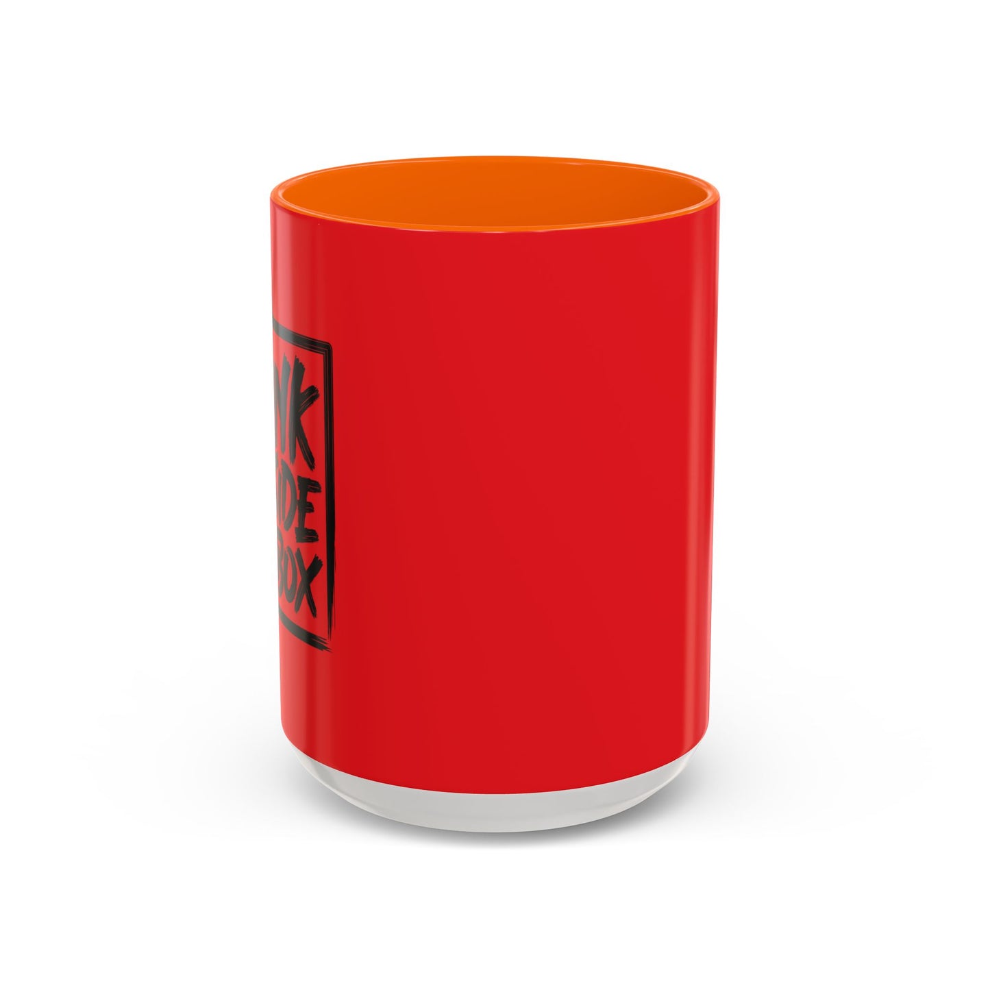 Think Outside The Box Accent Coffee Mug (11, 15oz)