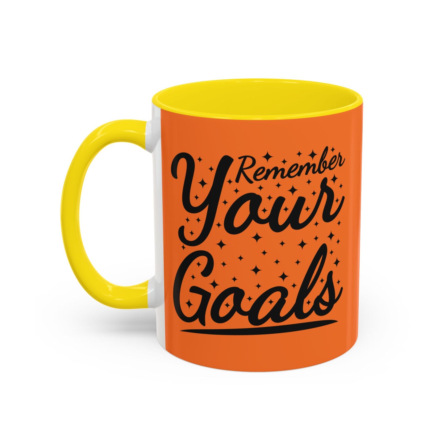 Remember Your Goals Accent Coffee Mug (11, 15oz)