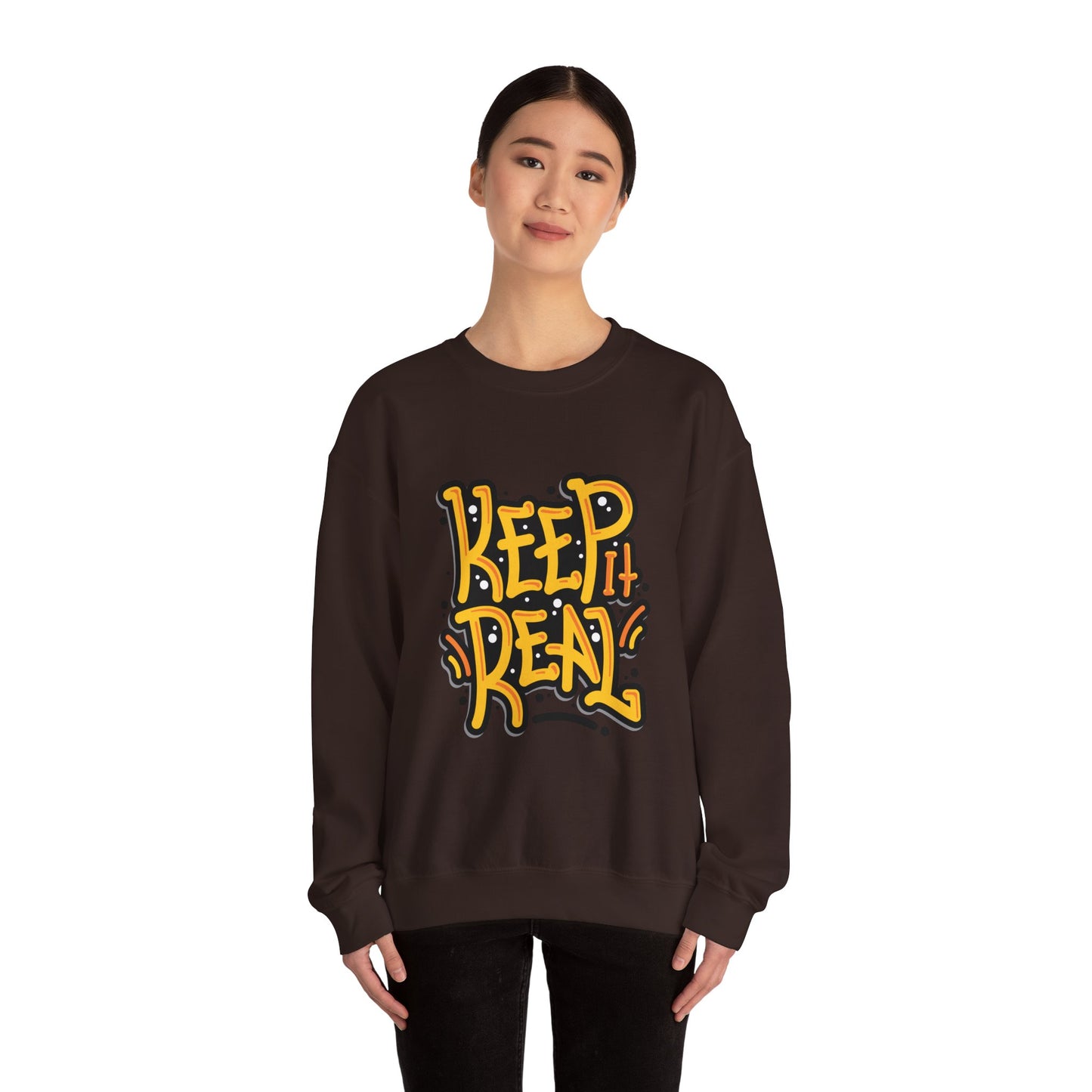Keep It Real Unisex Heavy Blend™ Crewneck Sweatshirt