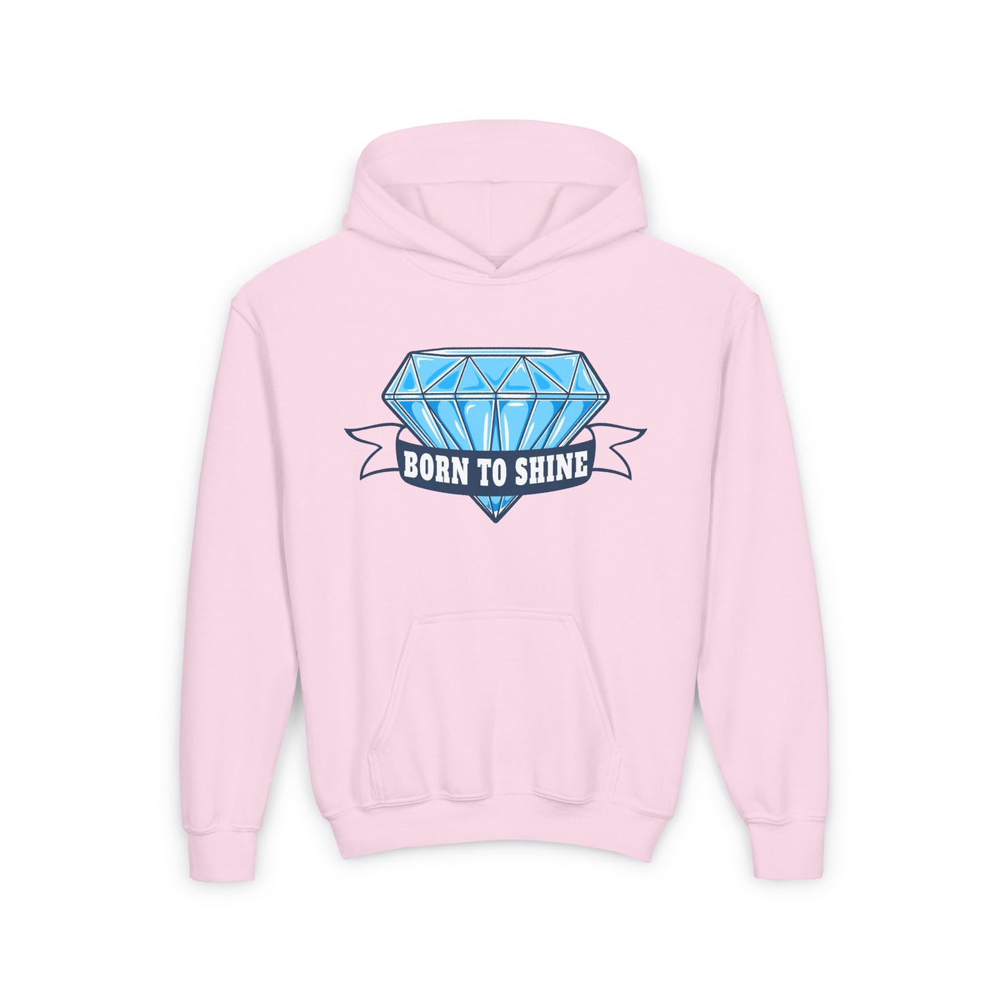 Born To Shine Youth Heavy Blend Hooded Sweatshirt