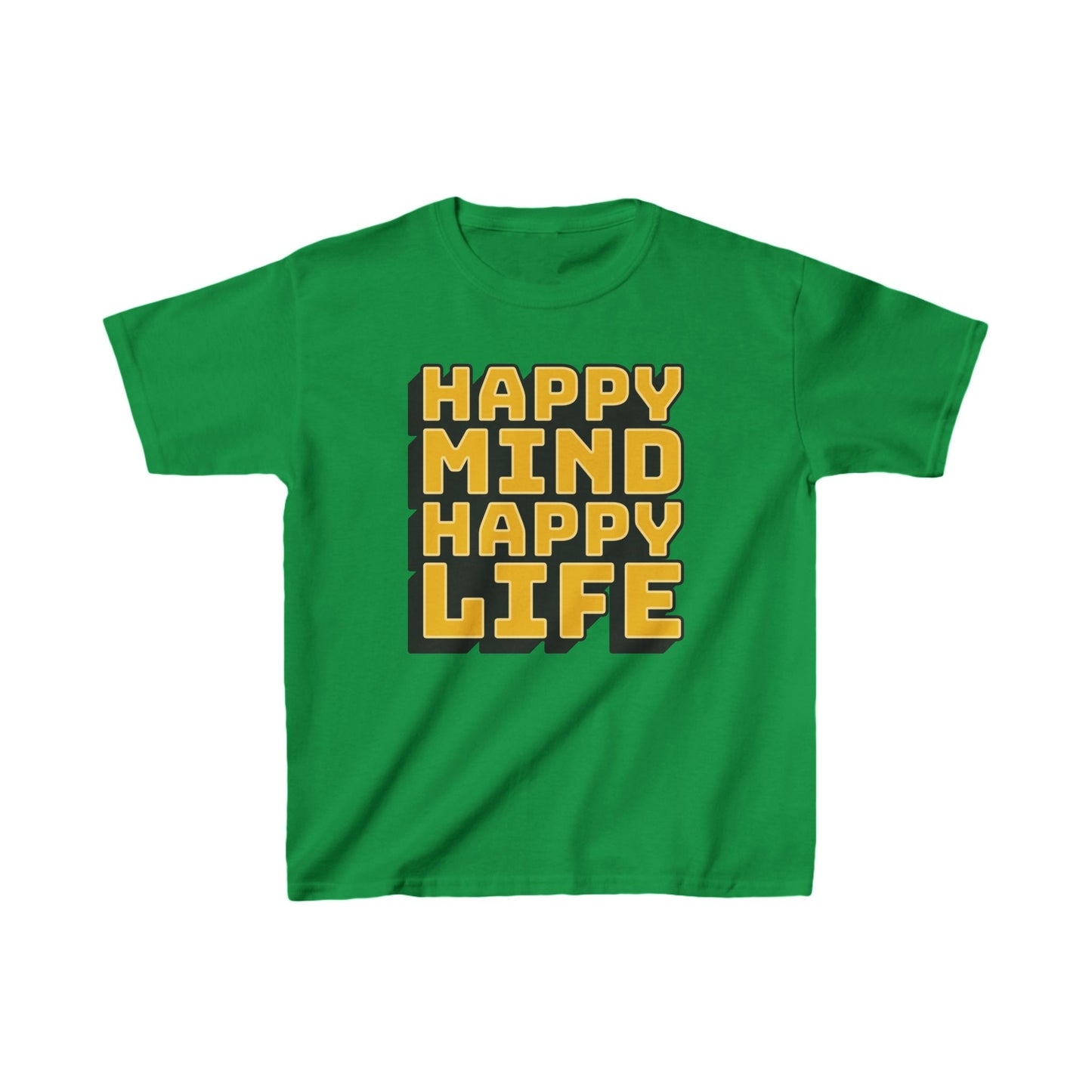 Happy Mind Happy Life Kids Heavy Cotton™ Tee