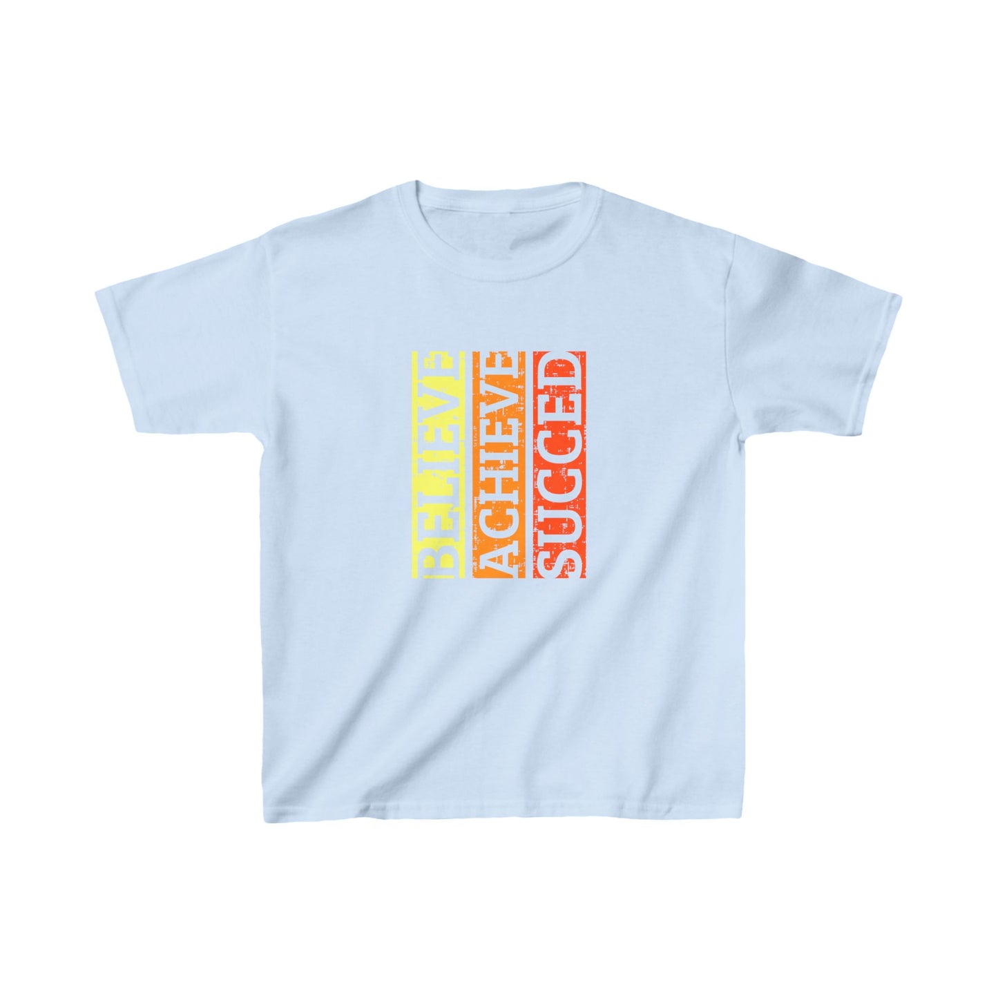 Believe Achieve Succed Kids Heavy Cotton™ Tee