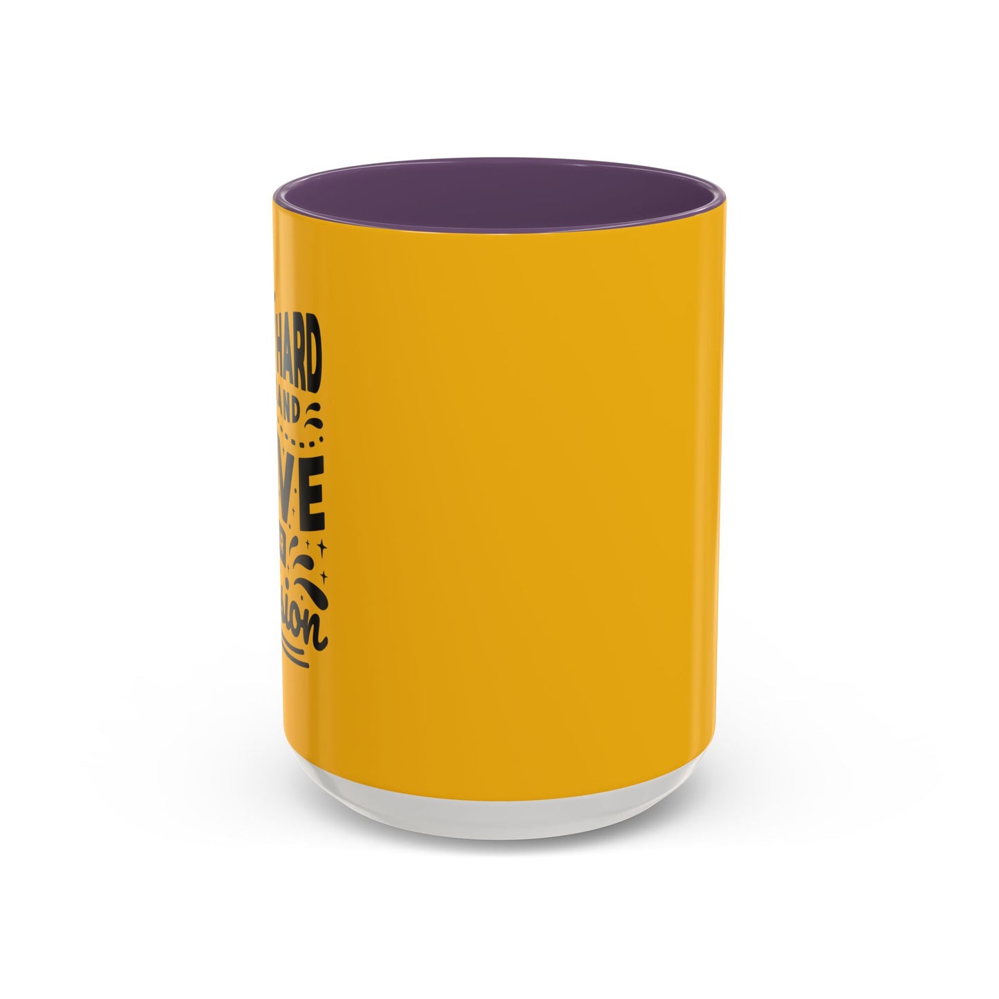 Work Hard And Love Your Passion Accent Coffee Mug (11, 15oz)