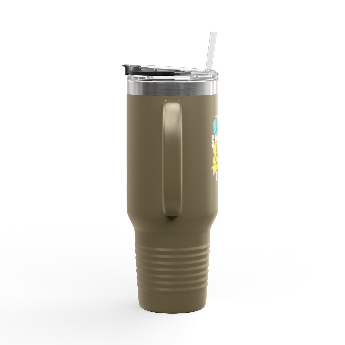 Be The Reason Someone Smile Today Insulated Travel Mug, 40oz