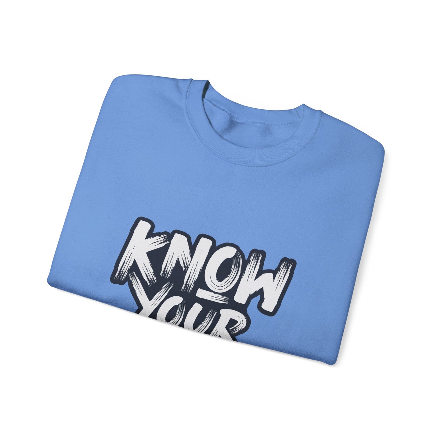Know Your Worth Unisex Heavy Blend™ Crewneck Sweatshirt