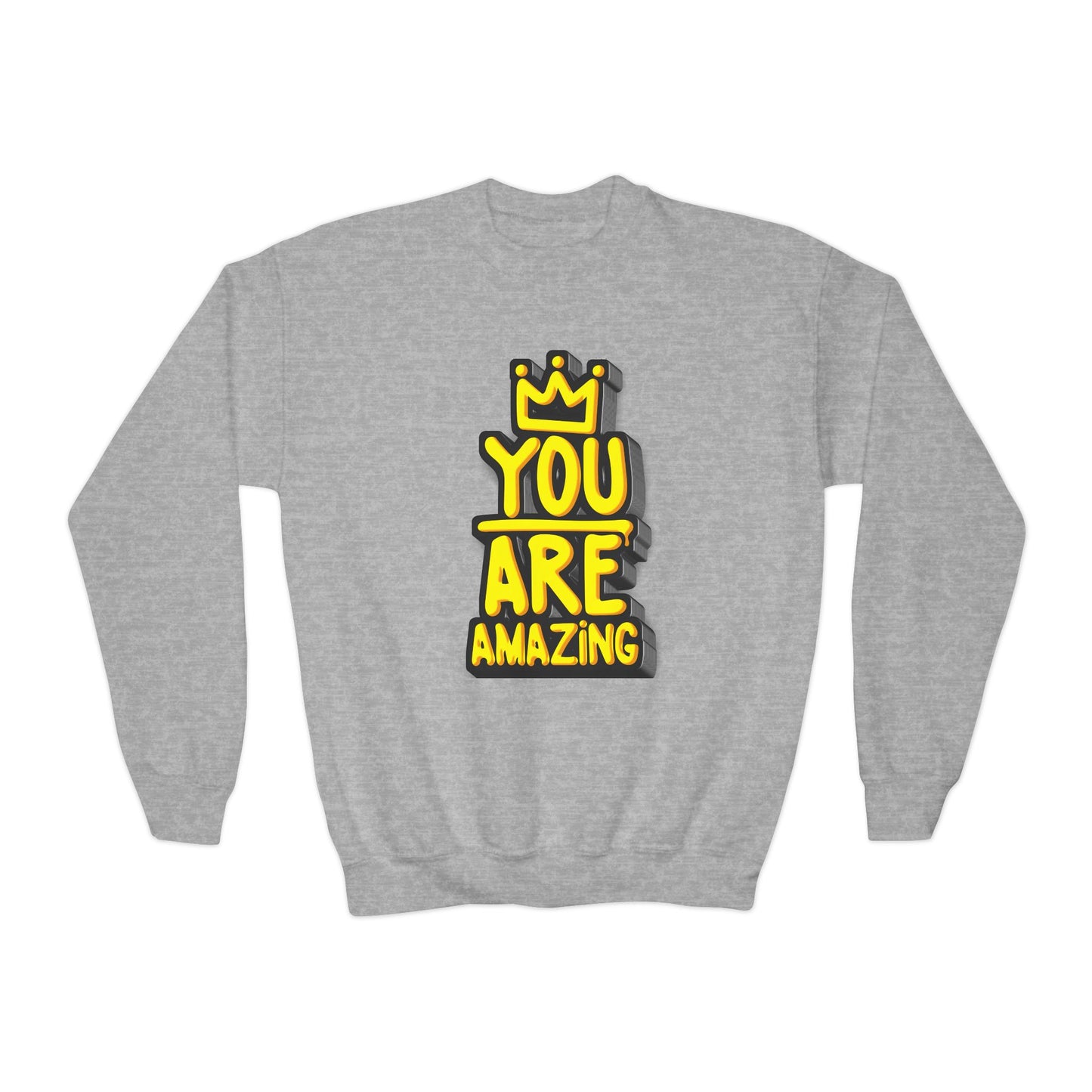 You Are Amazing Youth Crewneck Sweatshirt