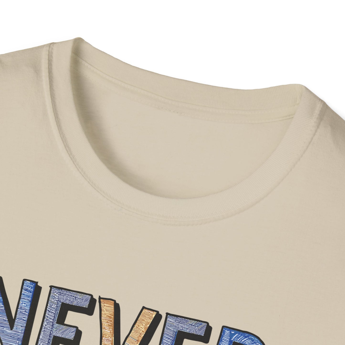 Never Give Up Keep Going Unisex Softstyle T-Shirt