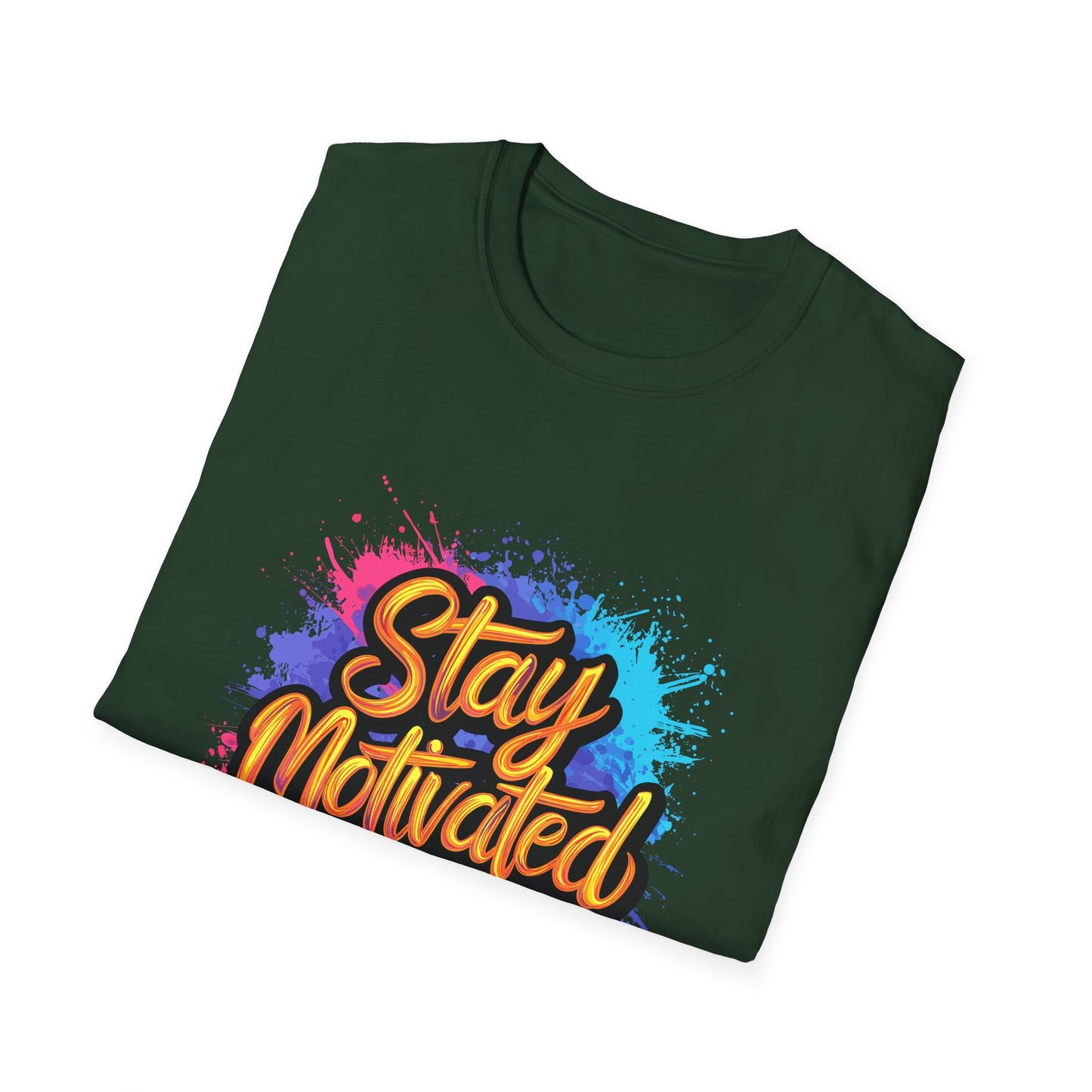 Stay Motivated Unisex Softstyle T-Shirt