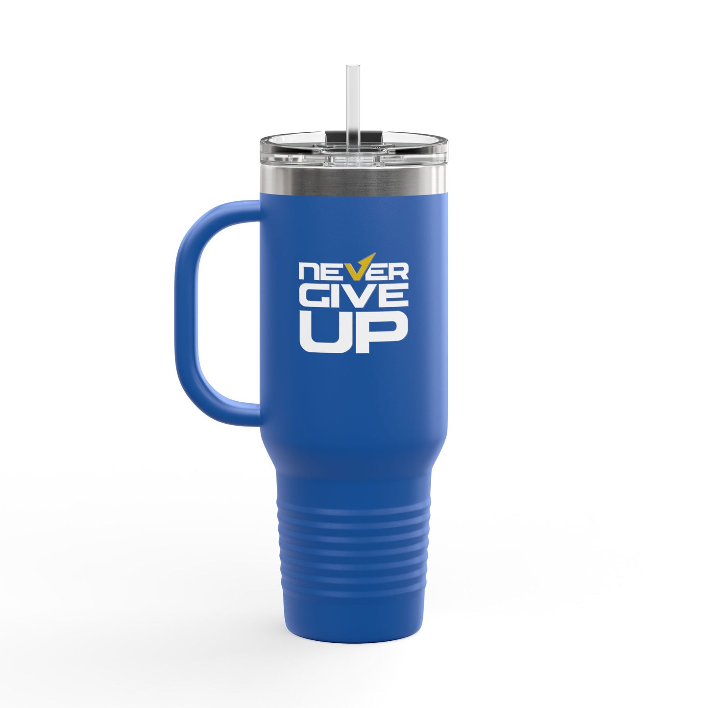 Never Give Up Insulated Travel Mug, 40oz