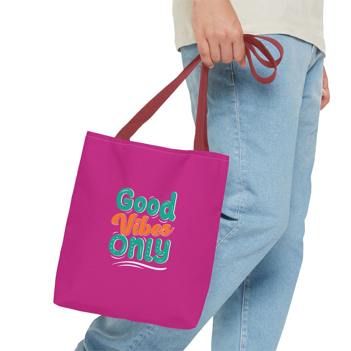 Good Vides Only Tote Bag (AOP)