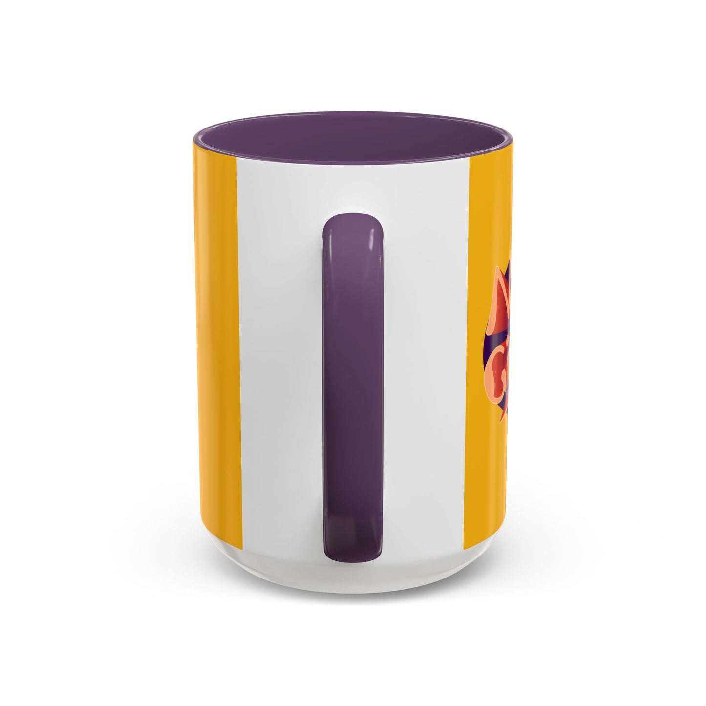 Never Give Up Accent Coffee Mug (11, 15oz)