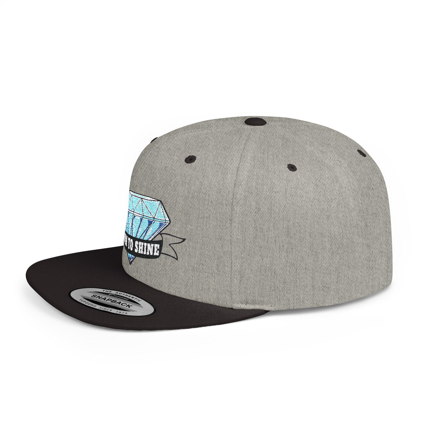 Born To Shine Flat Bill Snapback