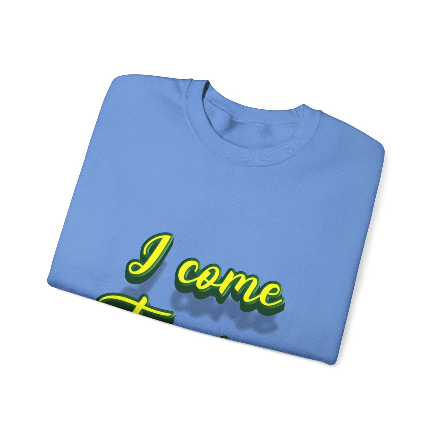 I Come To Win Unisex Heavy Blend™ Crewneck Sweatshirt