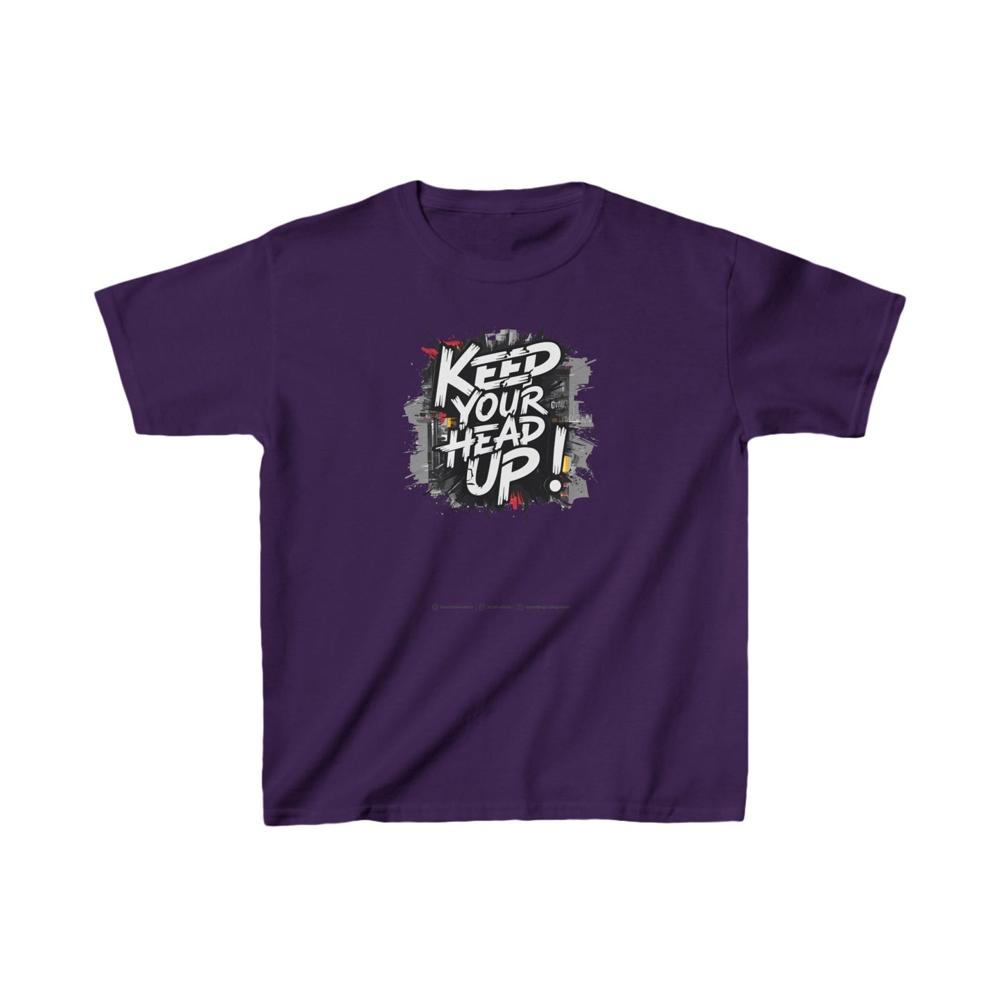 Keep Your Head Up! Kids Heavy Cotton™ Tee