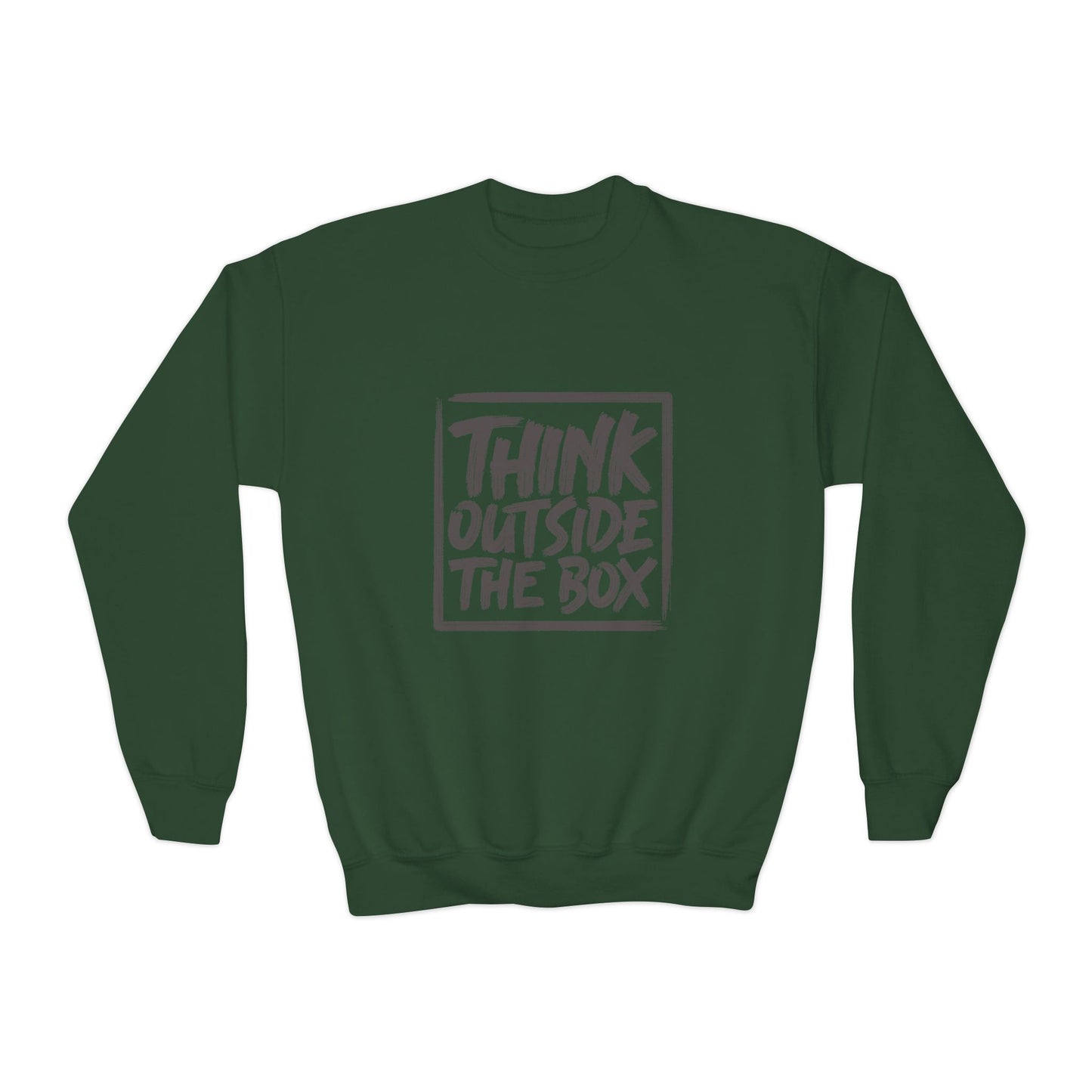 Think Outside The Box Youth Crewneck Sweatshirt
