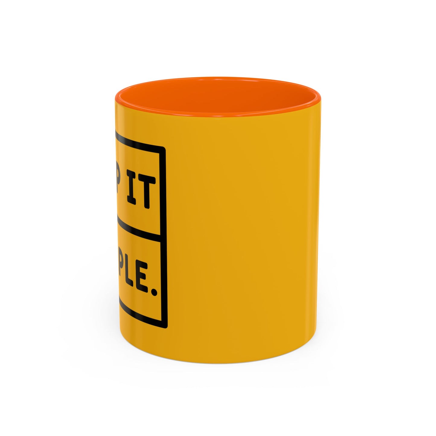 Keep It Simple Accent Coffee Mug (11, 15oz)