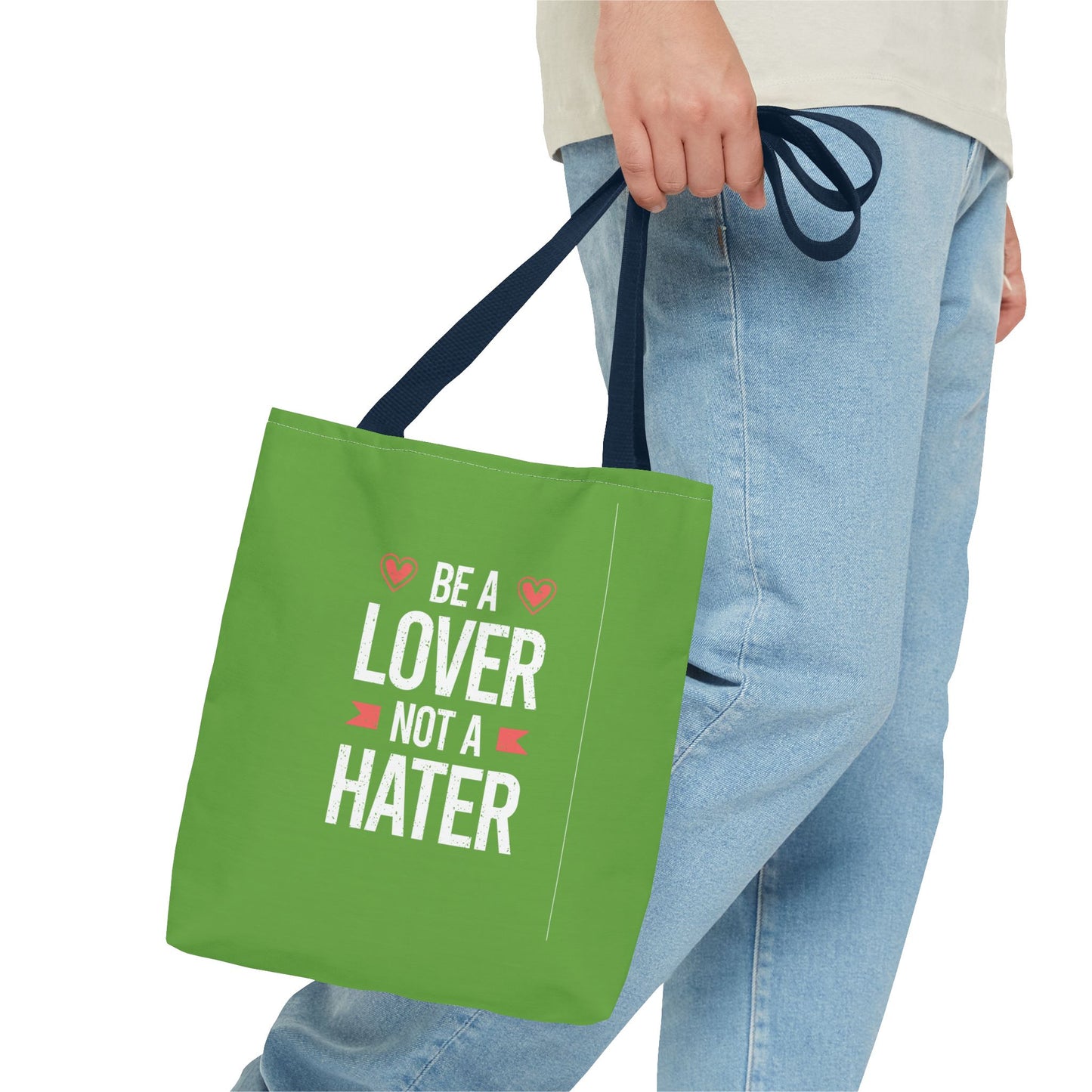Be A Lover Not A Hater Tote Bag (AOP)