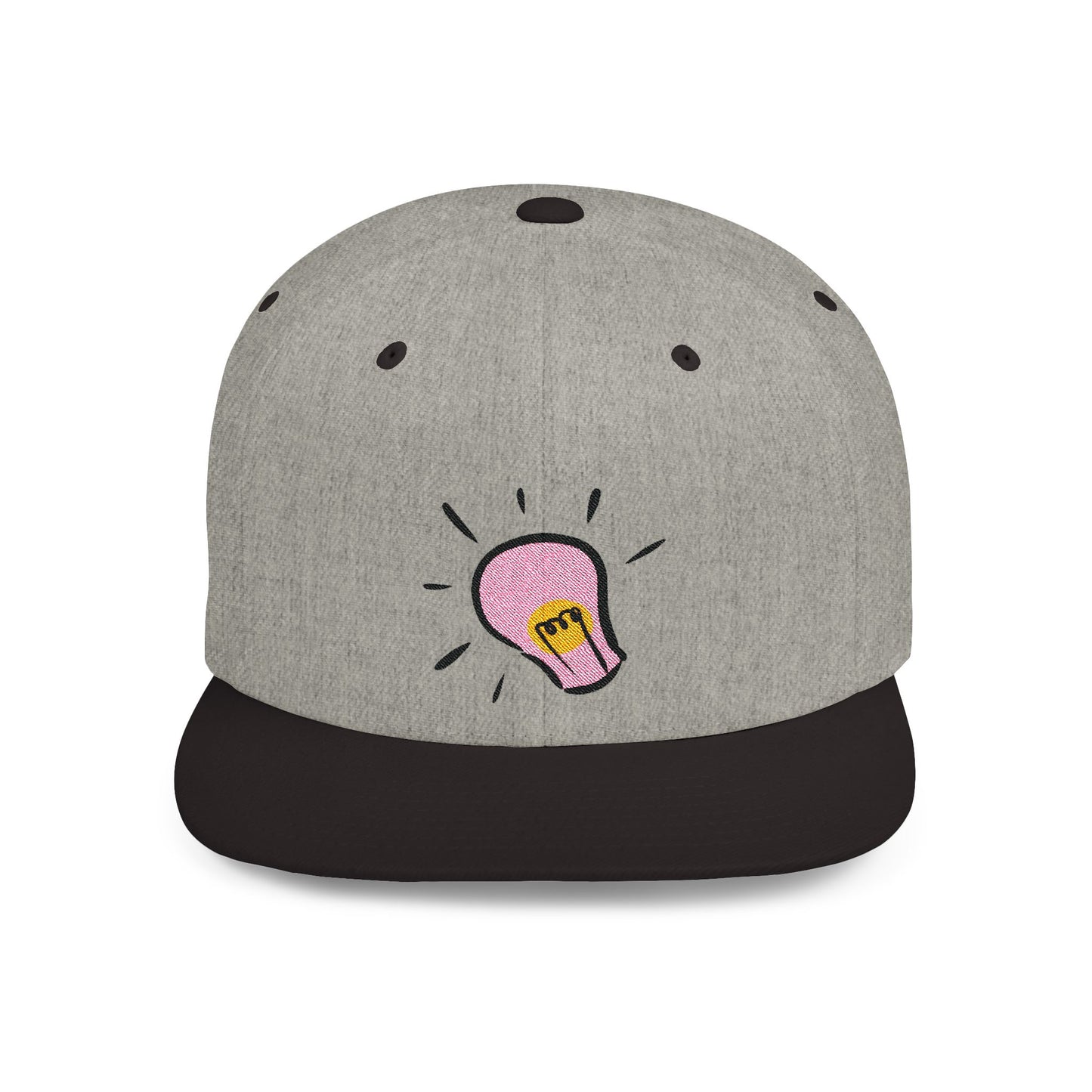 Inspire Idea Bulb Flat Bill Snapback