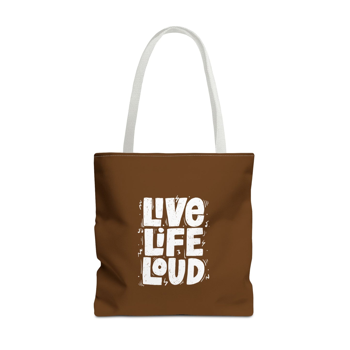 Live Life Loud Tote Bag (AOP)
