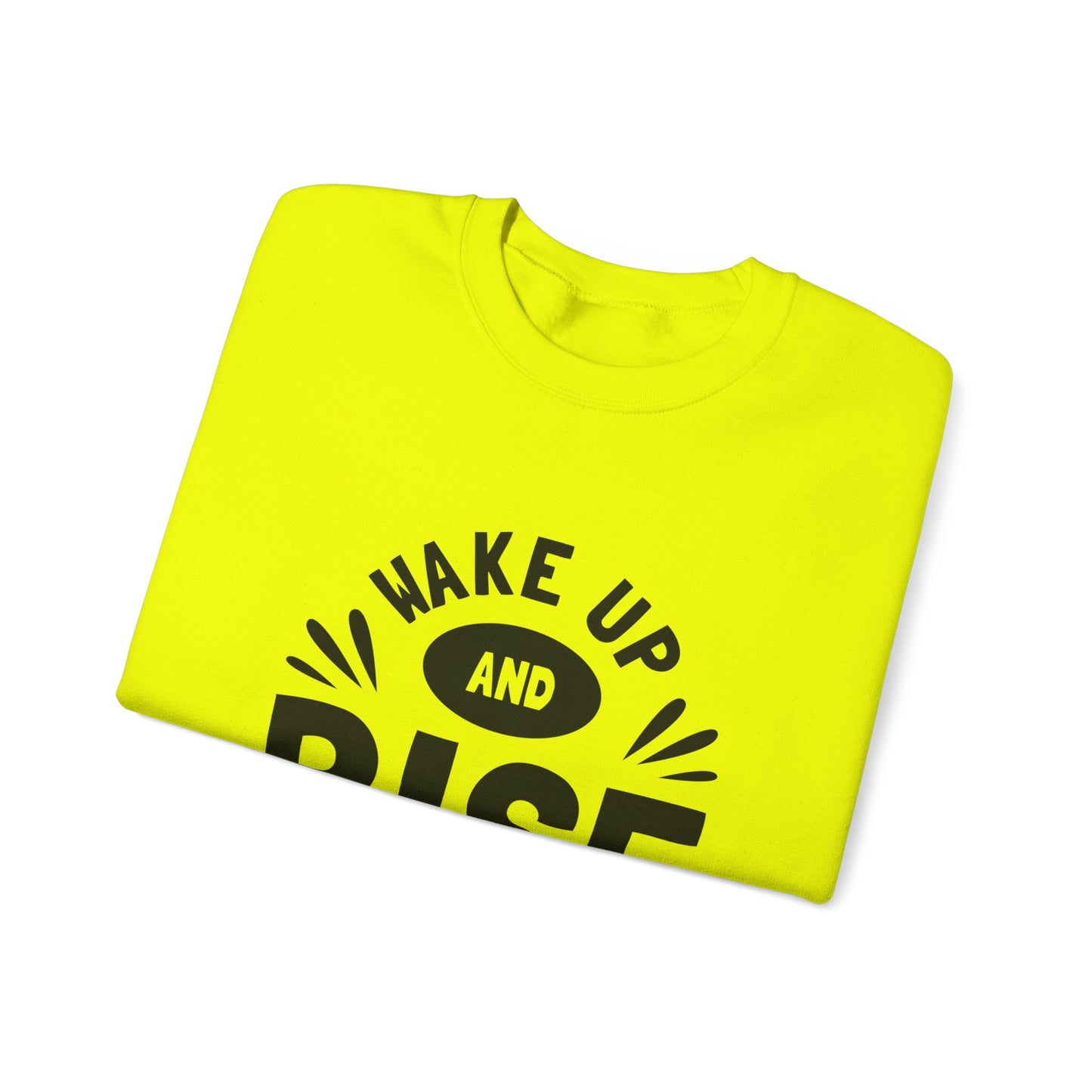 Wake Up And Rise Again Unisex Heavy Blend™ Crewneck Sweatshirt