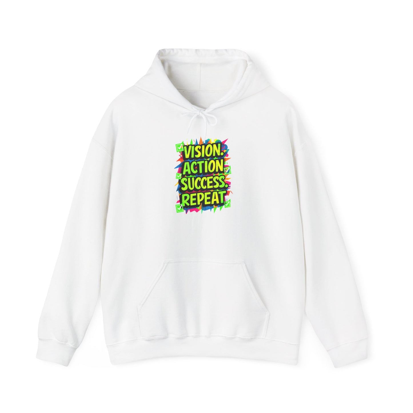 Vision Action Success Repeat Unisex Heavy Blend™ Hooded Sweatshirt