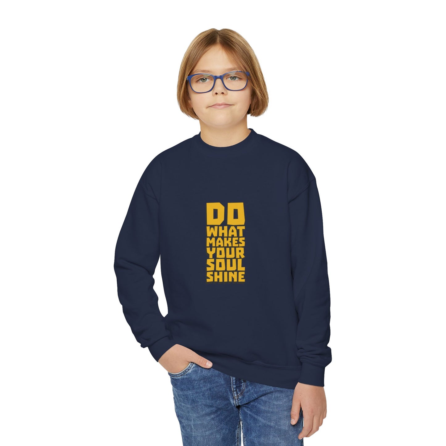 Do What Makes Your Soul Shine Youth Crewneck Sweatshirt