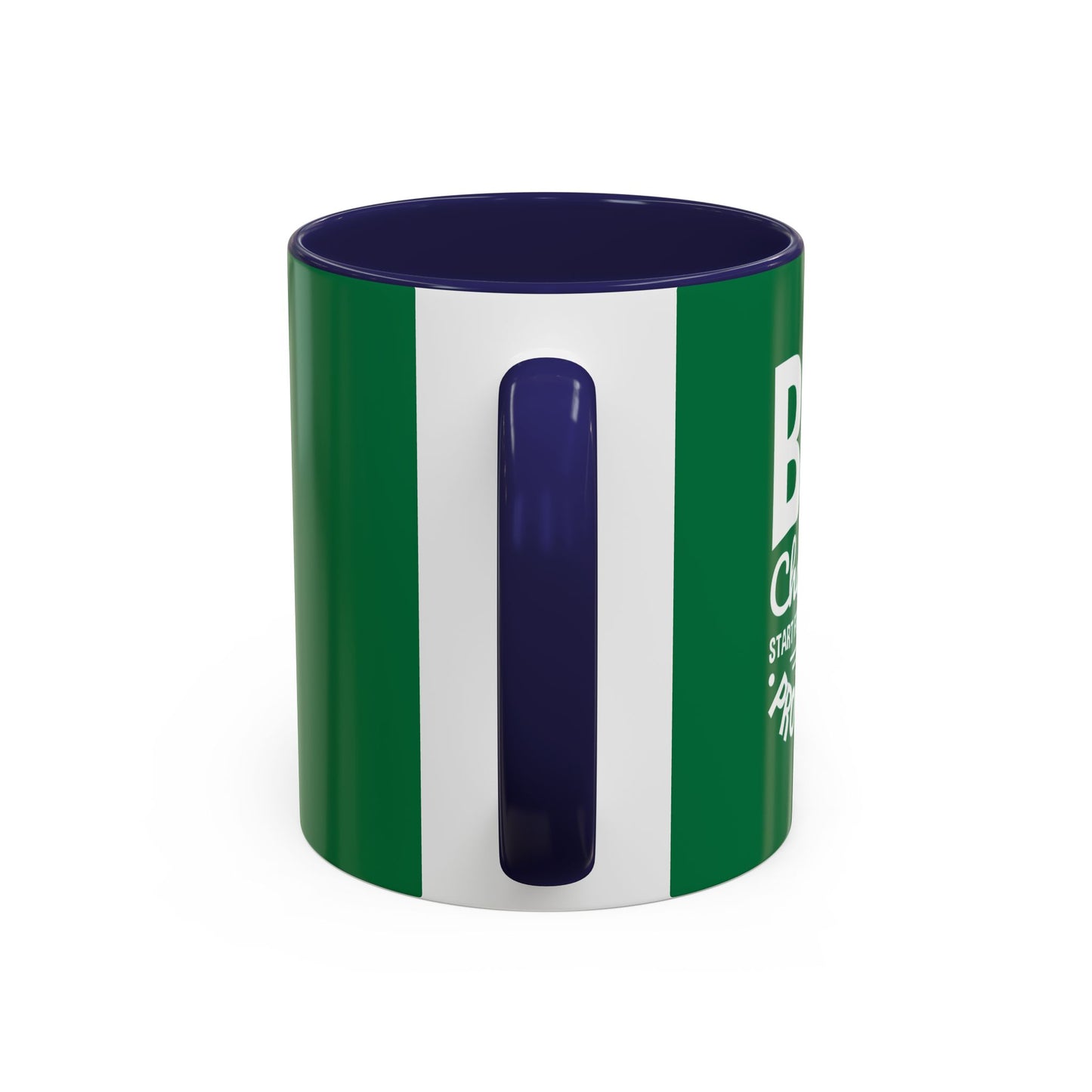 Big Changes Start From Small Progress Accent Coffee Mug (11, 15oz)