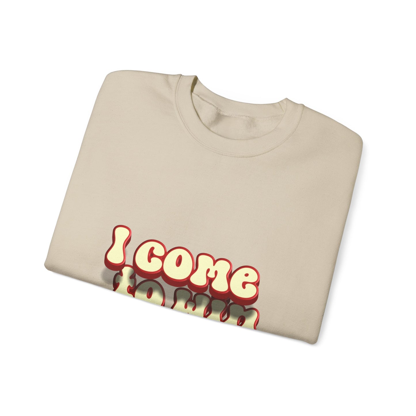I Come To Win Unisex Heavy Blend™ Crewneck Sweatshirt