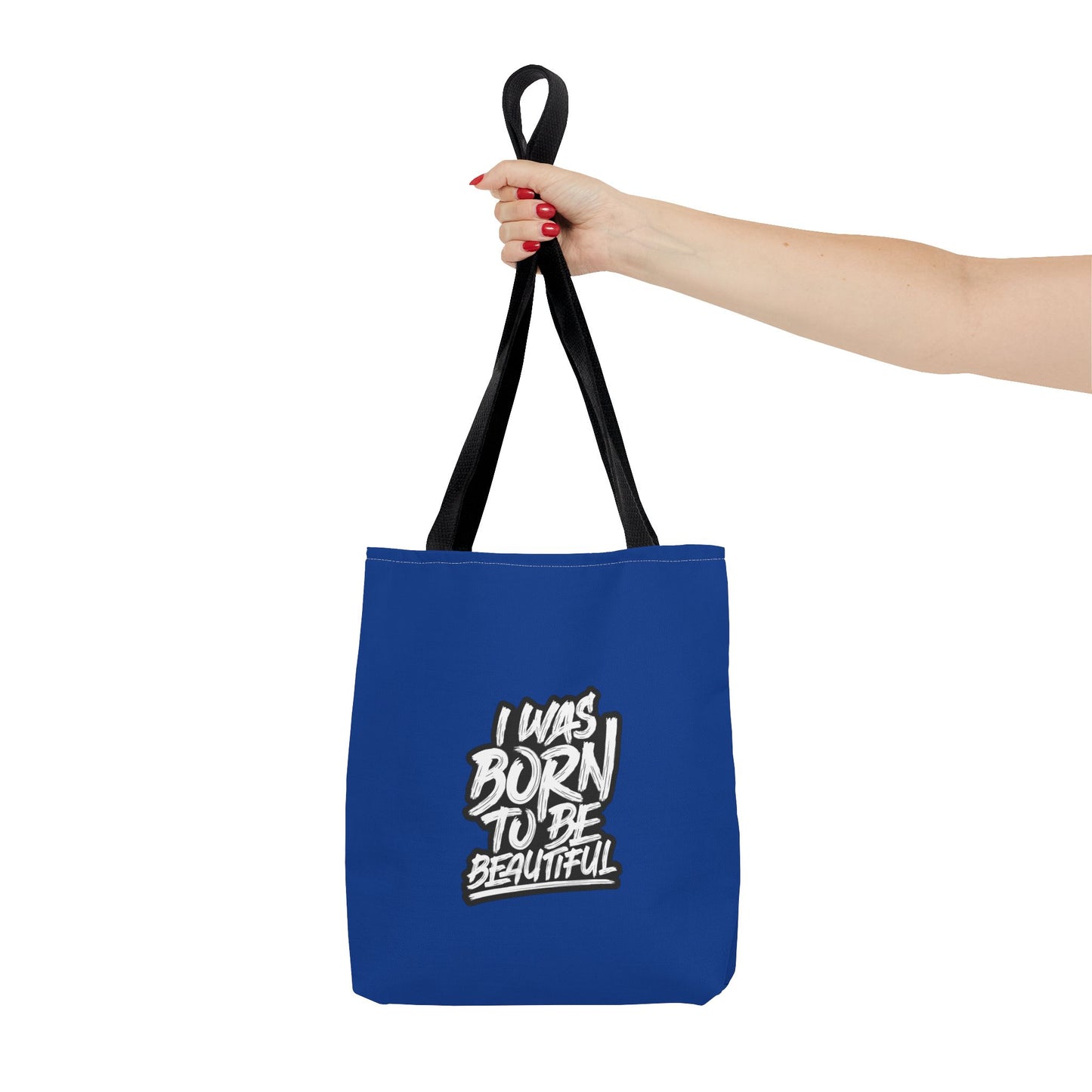 I Was Born To Be Beautiful Tote Bag (AOP)